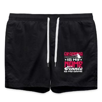 Tennis Grandma Is My Name Player - Short de bain - noir - Devant - AI Model Male 185 light (185cm)