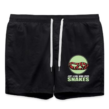 Serpents Serpent - Short de bain - noir - Devant - AI Model Male 185 light (185cm)