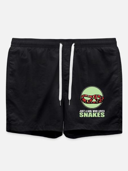 Snakes Snake - Swim Trunks - black