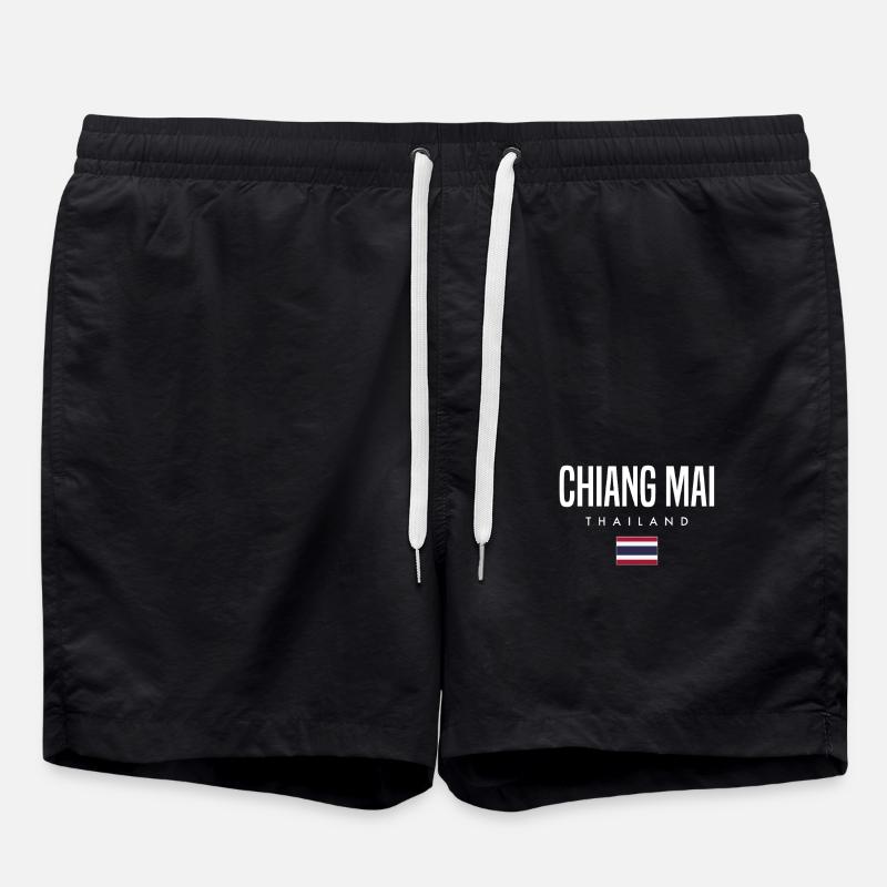 Chiang Mai Thailand - Swim Trunks - black
