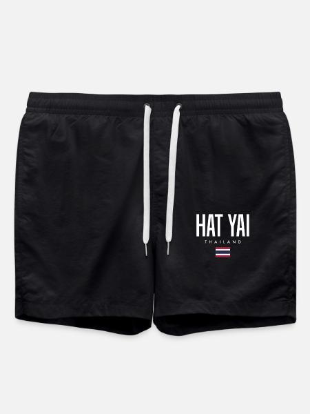 Hat Yai Thailand - Swim Trunks - black