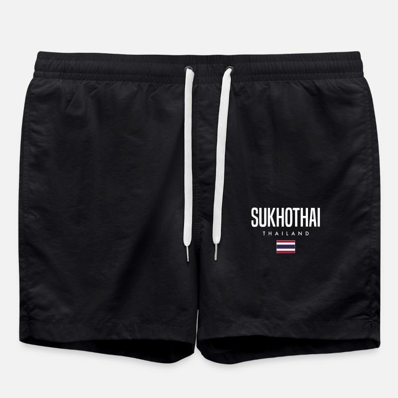 Sukhothai, Thaïlande - Short de bain - noir
