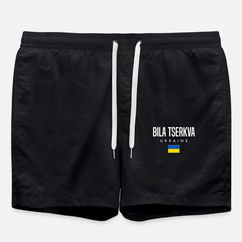 Bilatserkva, Ukraine - Short de bain - noir