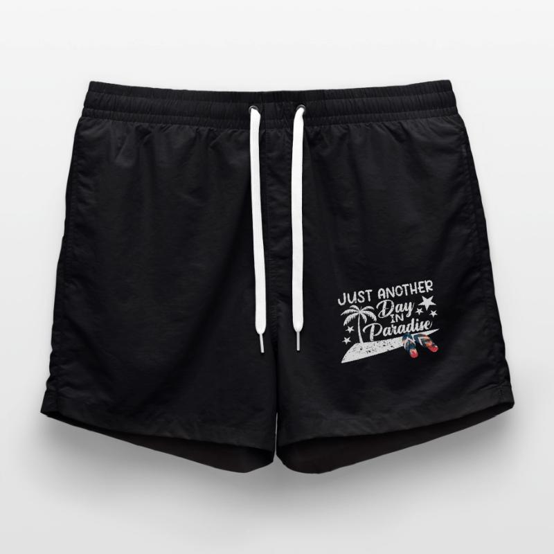 Nur ein weiterer Tag im Paradies Flip Flops Strand Badeshorts
