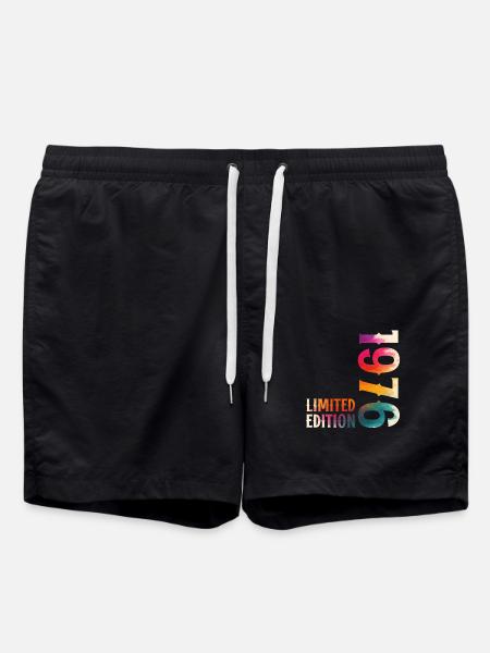 49. Geburtstag Original Jahrgang 1976 - Badeshorts - Schwarz