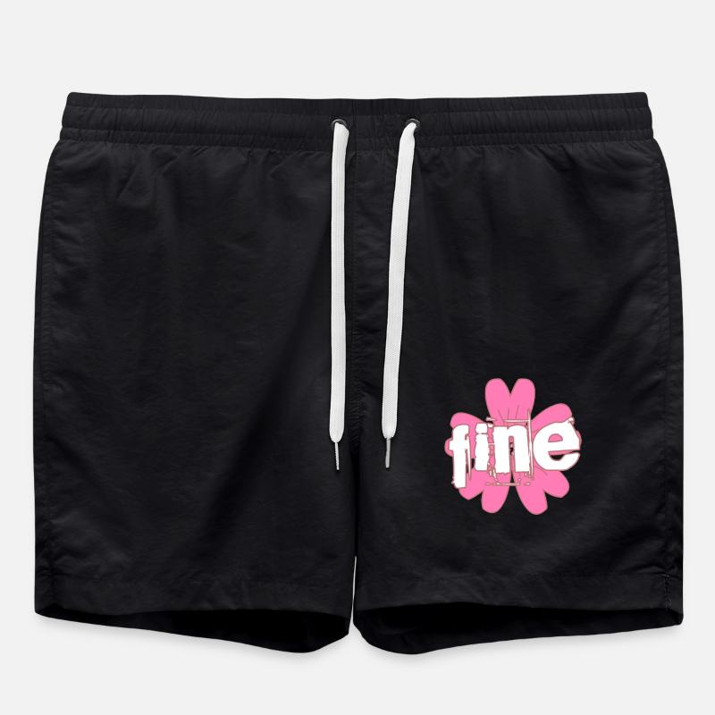 fine - Badeshorts - Schwarz