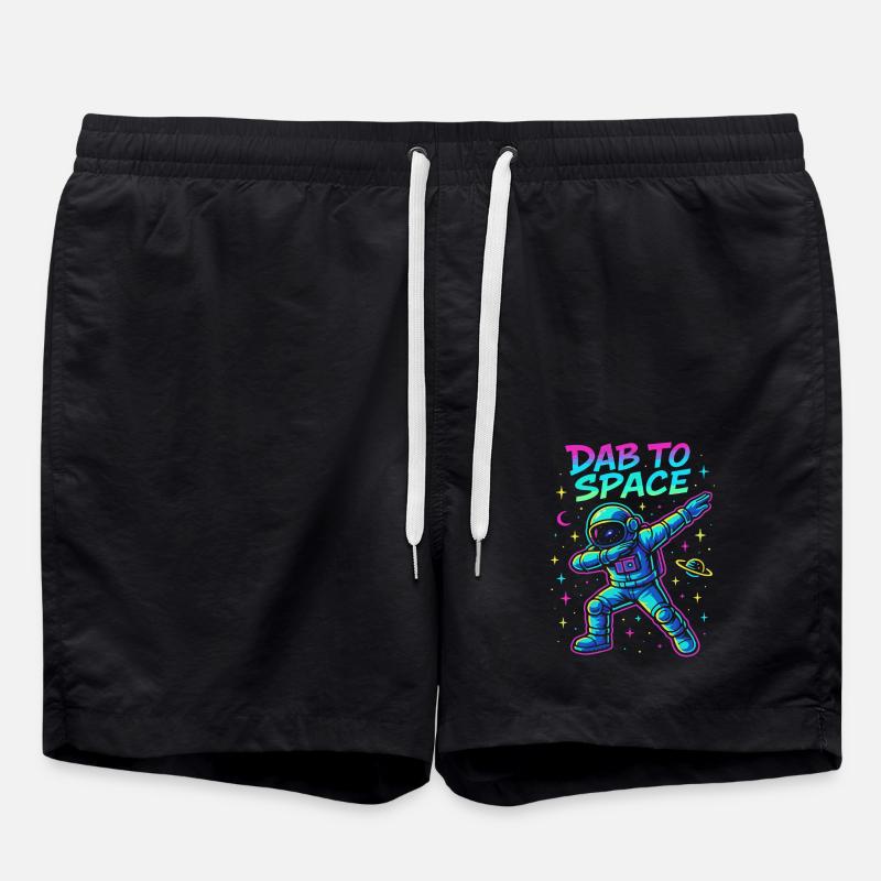Dab To Space Astronaut Adventure - Short de bain - noir