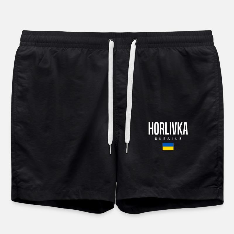 Horlivka, Ukraine - Short de bain - noir