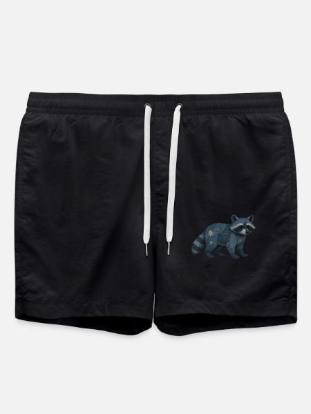 Waschbär Denim - Badeshorts - Schwarz