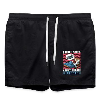 Course automobile Je ne ronfle pas, j’aime juste les voitures de sport - Short de bain - noir - Devant - AI Model Male 185 light (185cm)