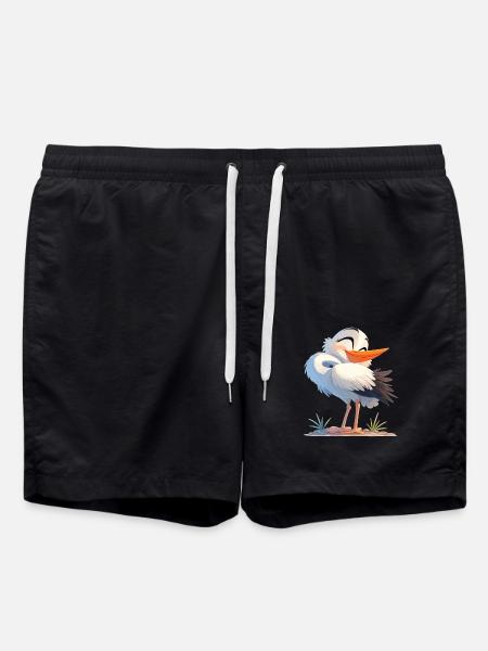 Storks Stork - Swim Trunks - black