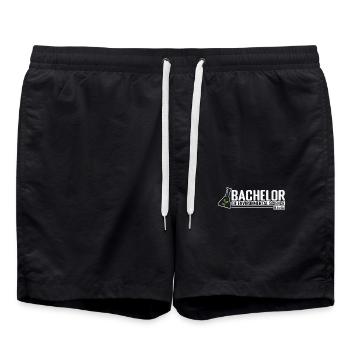 Bachelor of Environmental Science Umweltwissenscha - Badeshorts - Schwarz - Vorne - AI Model Male 185 light (185cm)