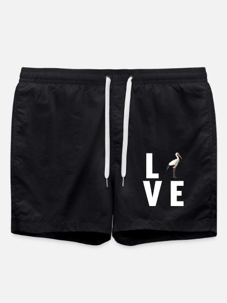 Storks Stork - Swim Trunks - black