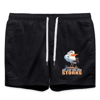 Cigognes Cigognes - Short de bain - noir - Devant - AI Model Male 185 light (185cm)