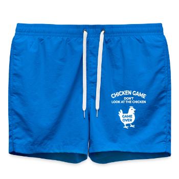 Chicken Cartoon - Jeu de poulet - Short de bain - cobalt blue - Devant