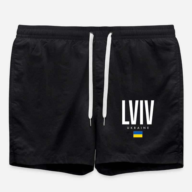 Lviv, Ukraine - Short de bain - noir
