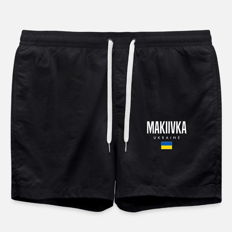 Makiivka Ukraine - Swim Trunks - black