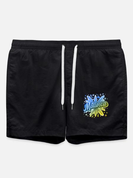 Mallorca Bunt - Badeshorts - Schwarz