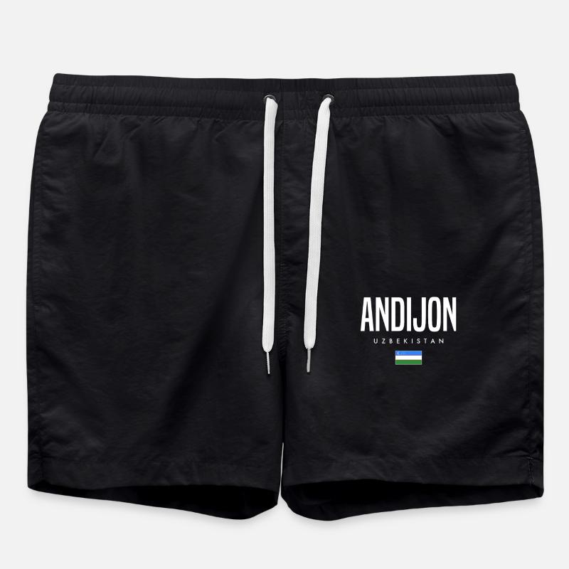 Andijon, Ouzbékistan - Short de bain - noir