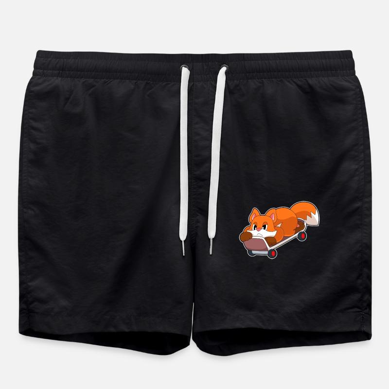 Fuchs Skater Skateboard - Short de bain - noir