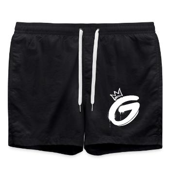 G - Swim Trunks - black - Front - AI Model Male 185 light (185cm)
