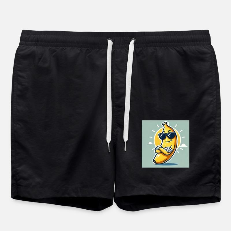 Style banane : ensoleillé et lisse - Short de bain - noir