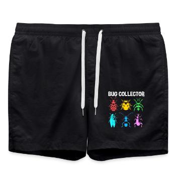 Insecte - Short de bain - noir - Devant - AI Model Male 185 light (185cm)