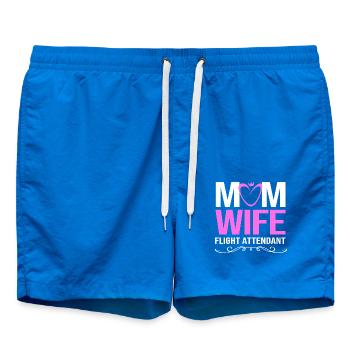 Stewardess Flugbegleiter - Badeshorts - Cobalt blue - Vorne