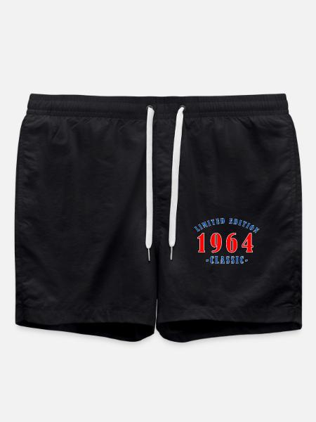 1964 Year - Swim Trunks - black