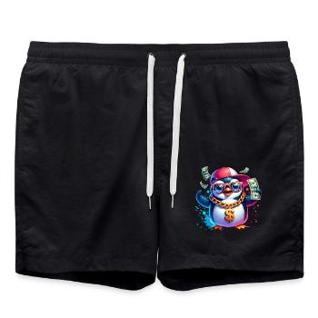 Pingouin - Short de bain - noir - Devant - AI Model Male 185 light (185cm)