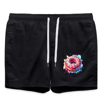 Beignet - Short de bain - noir - Devant - AI Model Male 185 light (185cm)