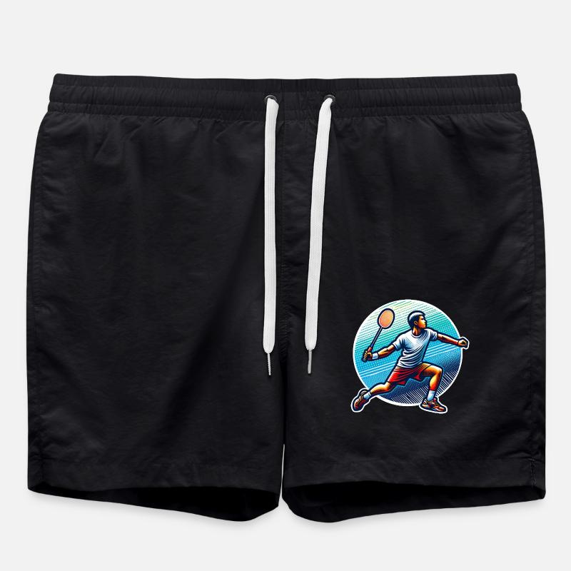 Badminton - Swim Trunks - black