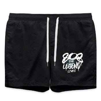 808 Analog SYNTHESIZER Drum Machine - Swim Trunks - black - Front - AI Model Male 185 light (185cm)