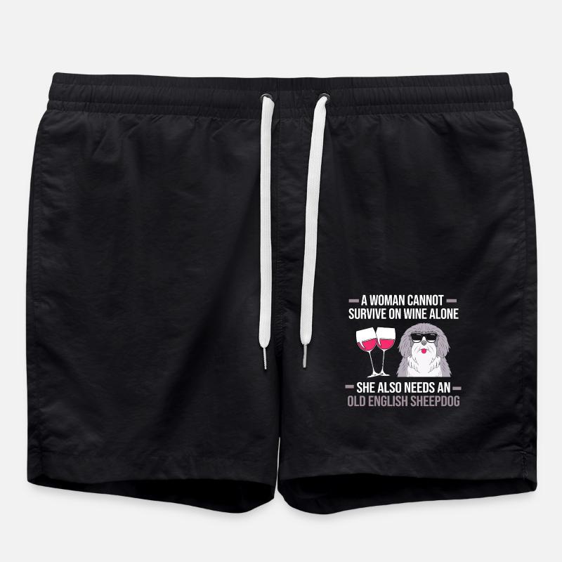 Berger anglais - Short de bain - noir