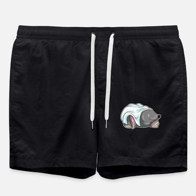 Mole Bride Wedding - Swim Trunks - black