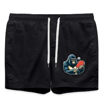 Ping-pong - Short de bain - noir - Devant - AI Model Male 185 light (185cm)