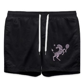 Zebra Tennis Balle de Tennis Corne d’Équilibrage - Short de bain - noir - Devant - AI Model Male 185 light (185cm)
