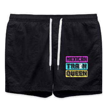 Train Mexicain Domino - Short de bain - noir - Devant - AI Model Male 185 light (185cm)