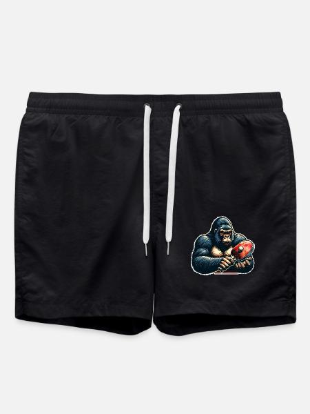 Table tennis - Swim Trunks - black