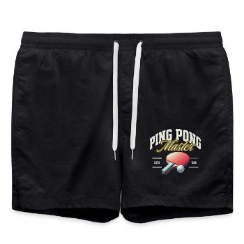 Ping-pong - Short de bain - noir - Devant - AI Model Male 185 light (185cm)