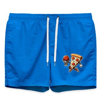 Pizza Basketball - Short de bain - cobalt blue - Devant