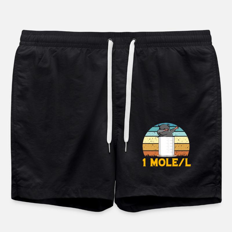 Dabbing de taupe - Short de bain - noir