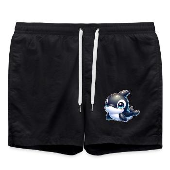 Orque - Short de bain - noir - Devant - AI Model Male 185 light (185cm)