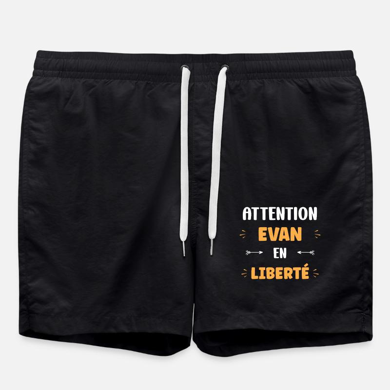 Evan - Short de bain - noir