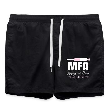 Medical Assistant Multi-Purpose Genius MFA - Swim Trunks - black - Front - AI Model Male 185 light (185cm)
