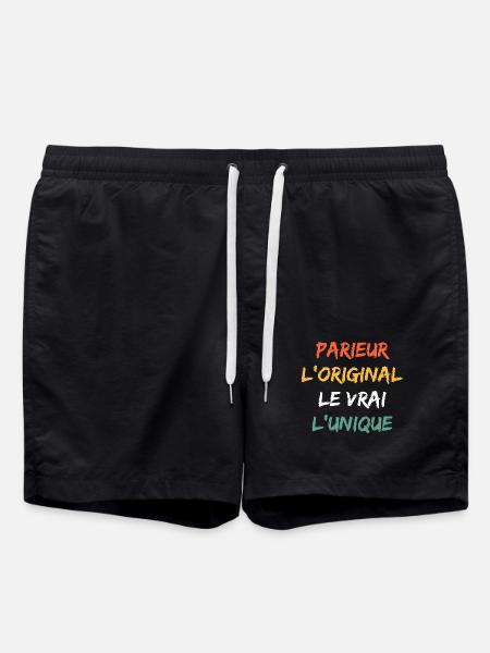 parieur - Short de bain - noir