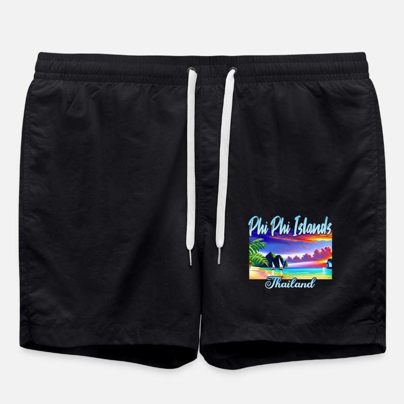Phi Phi Islands - Badeshorts - Schwarz