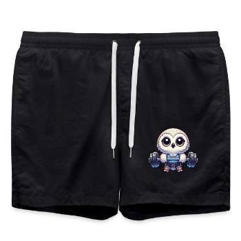 Owl Snow Owl Fitness Workout Barbell - Swim Trunks - black - Front - AI Model Male 185 light (185cm)