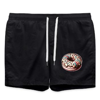 Beignet - Short de bain - noir - Devant - AI Model Male 185 light (185cm)