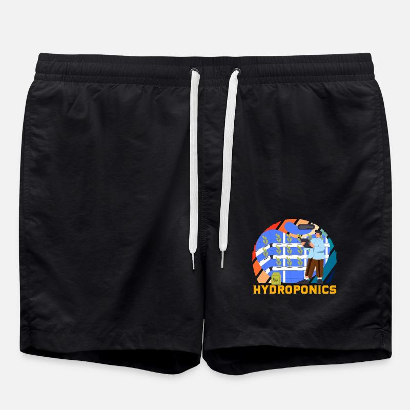 Culture hydroponique - Short de bain - noir